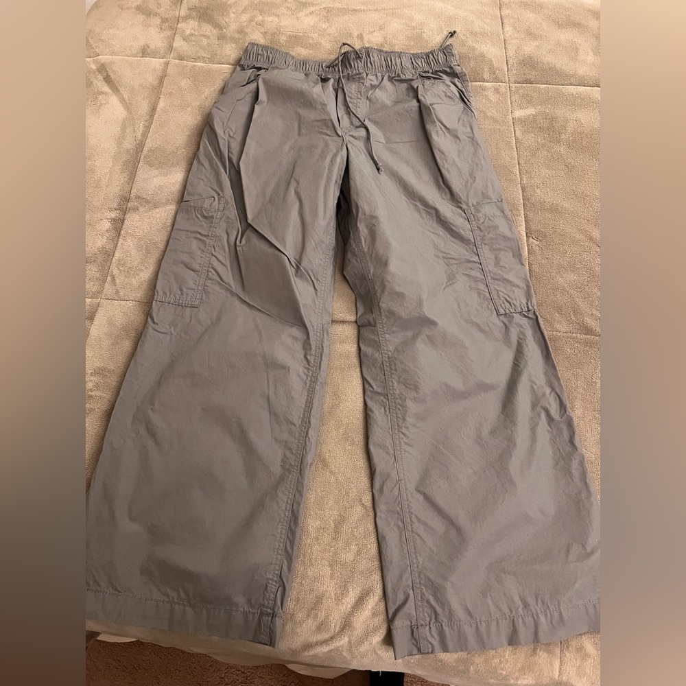 Women's Gray Cargo Pants